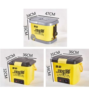 Nettoyeur haute pression électrique portable Chiyun Car Washer KN-36L 12V avec roues pour le nettoyage des véhicules - Product Image 5