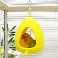 Abri pour oiseaux suspendu chaud nichoir suspendu perroquet nichoir 3D imprimé nichoir avec perchoir abri pour oiseaux pour perroquets