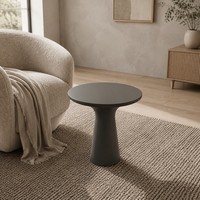 Table d'appoint minimaliste en bois gris frêne naturel Evelyn Furniture Direct Selling pour hôtel, table d'angle