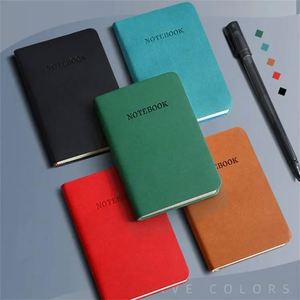 Mini Libreta de Bolsillo A7, 100 Hojas, Tapa Dura, Agenda, Diario, Planificador con Encuadernación Térmica y Cubierta de Cuero - Product Image 1