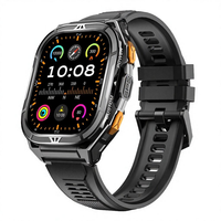 Montre connectée X5 GPS 1,96 pouces AMOLED Appel Bluetooth Étanche 50M Boussole Plus de 100 modes sportifs Batterie 530 mAh GPS Relojes Inteligentes 2026