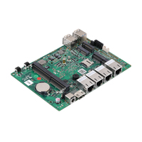Qotom OEM Intel J6412 CPU intégré MINI-ITX mince 4LAN 4G 5G pare-feu basse puissance POE carte mère