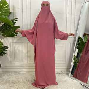 Dubaï Elastique Une Pièce Porter Islamique Français Indonésie Prière Dres Nida Vêtements Musulmans Jilbab Modeste Khimar Hijab Abaya - Product Image 6