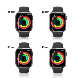 Wasserdichte 3D-Folie für Apple Watch Series 7 Vollbild schutz uhr 38mm 40 mm42mm 44mm Clear Protective