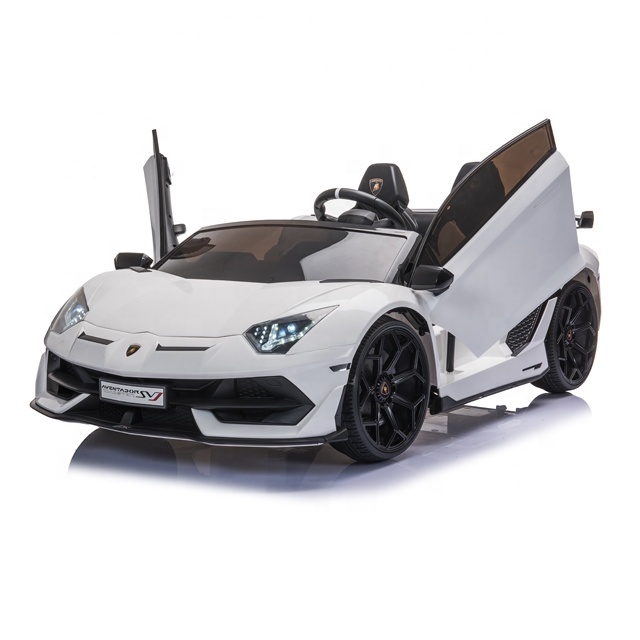 Licensed Lamborghini Aventador SVJ 24v Drift Children 24v Ride on Car Kids Electric 2 Seater lamborghini Electric Car for Kids