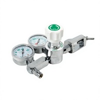 MEDEASE ME87-A Regulator Tekanan Tinggi Medis dengan Pengukur Aliran CGA870 Barb atau Dis untuk Rumah Sakit