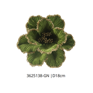 LONGSTAR fiori di natale albero di natale ornamenti di fiori di <span class=keywords><strong>eucalipto</strong></span> foglie di <span class=keywords><strong>eucalipto</strong></span> oro verde fiore di stella di Natale per Natale - Product Image 2