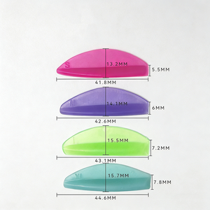 Almohadillas Reutilizables de Silicona Autoadhesivas para Lifting de Pestañas, 4 Pares, <span class=keywords><strong>con</strong></span> Queratina Arcoíris para Pestañas Rizadas, en Caja - Product Image 4