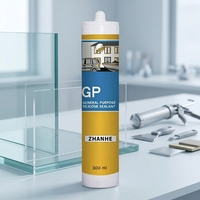 Mastic silicone monocomposant pour joints de carrelage et verre, étanche, anti-moisissure et antibactérien, adhésif de remplissage pour joints de carrelage domestiques