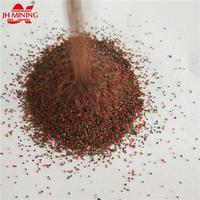 Abrasif de grenat de haute qualité B24 30/40mesh média de sablage sans poussière à faible conductivité et faible teneur en chlorure