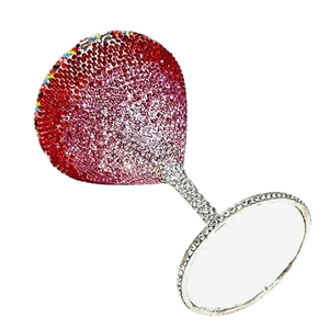 Bolso de mano con diamantes de imitación de fresa para mujer, elegante bolso de noche con cristales brillantes para fiestas y salidas nocturnas - Product Image 6
