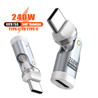 Vente en gros PD240W Type C adaptateur de chargeur pour ordinateur portable accessoires de téléphone portable adaptateur universel rotatif à 540 degrés charge rapide