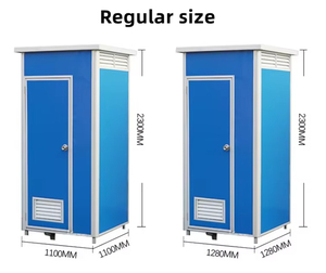 Mobile Outdoor Portable Steel Aluminum <b>Frame</b> Durable Eco-Friendly Chemical WC Toilet Bathroom Set with 5 Year Warranty - Product Image 4