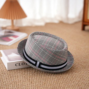 <span class=keywords><strong>Cappello</strong></span> estivo da <span class=keywords><strong>uomo</strong></span> da <span class=keywords><strong>uomo</strong></span> con <span class=keywords><strong>cappello</strong></span> a <span class=keywords><strong>bombetta</strong></span> scozzese stile nuovo <span class=keywords><strong>cappello</strong></span> alla moda britannico Porkpie - Product Image 3