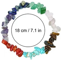 Unisex Gekleurde Grind Armband Crystal Gem Armband Kralen Armband Dames Gift Steen Nieuwe 12 Stuk Vrouwen Sieraden Accessoires