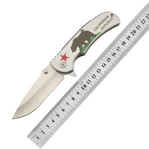 PK-1096 Wholesale Cheap Camping Pocket Knife Outdoor Folding Survival Knife Factory Supplier