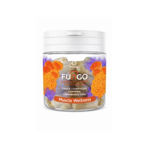 Extrait de chanvre CBG Novaloa, mélange d'adaptogènes à base de champignons, capsules pour la récupération musculaire, pot de 30 unités, formule naturelle premium pour le soutien musculaire - Product Image 1