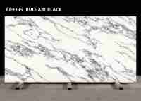 Кварцевая плита Dechitong AB9335 Calacatta Black River Vein, большая, современный дизайн, термостойкая, долговечная, безопасная для пищевых продуктов, для ванной комнаты и интерьера.