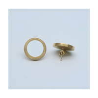 Nouveau bricolage rond métal cuir boucles d'oreilles personnalisé Sublimation vierge nouveauté cadeaux