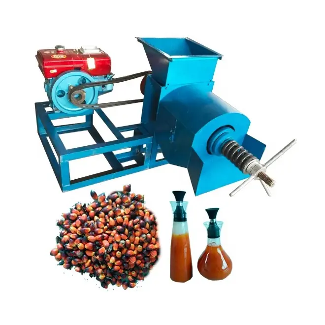 Mini presse à huile de palmiste noix de coco machine d'extraction de traitement diesel btma automatique