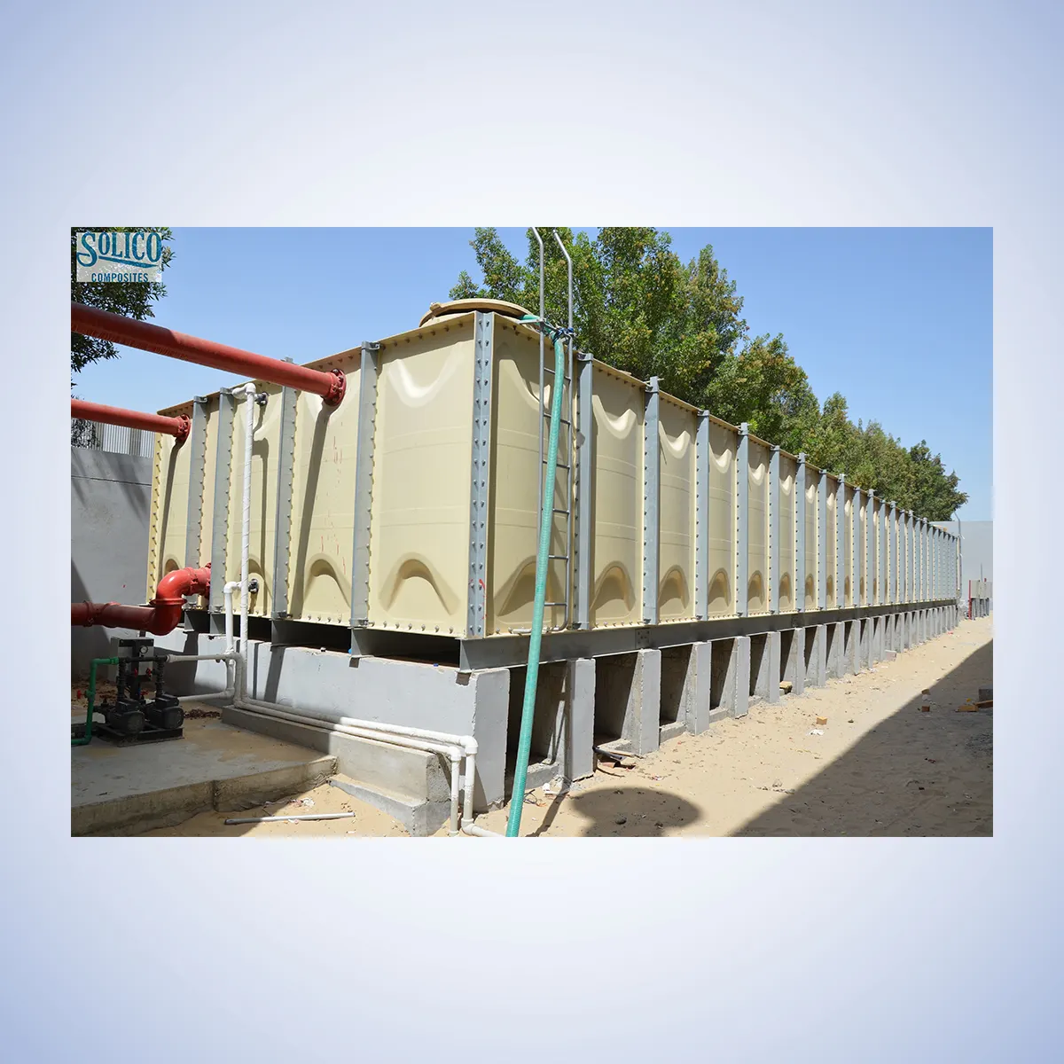 Cutting-Edge Technology GRP Water Tanks Redefining Water Storage Standards Solico Fiberglass Factory LLC
