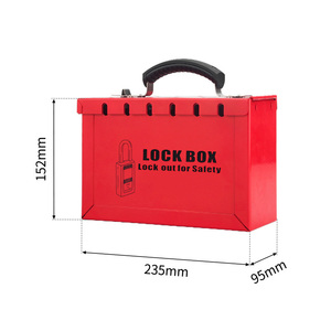 Bozzys Loto Boîte <span class=keywords><strong>de</strong></span> verrouillage et d'étiquetage <span class=keywords><strong>de</strong></span> sécurité industrielle portable en acier pour groupes - Product Image 6