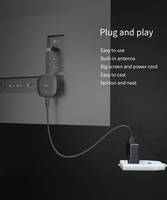 Adaptateur d'Affichage Sans Fil G18 4K, Émetteur HDMI Bluetooth 5.0, Rallonge de Transmission Vidéo 15 Mètres pour TV PS2