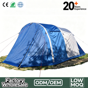 Tente gonflable personnalisée avec logo OEM, design tunnel 510 cm, tente de <span class=keywords><strong>camping</strong></span> et de glamping, <span class=keywords><strong>polyester</strong></span> 190T, imperméable, pour l'extérieur - Product Image 1