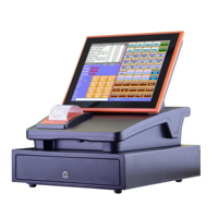 Compteur de TEC,TOWA,Olivetti, système de point de vente à écran tactile Olimpia avec logiciel, solution de point de vente caisse électronique ECR