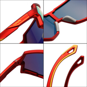 Lunettes de soleil sport polarisées UV400 à monture intégrale 2025 pour enfants, style bouclier, pour l'extérieur - Product Image 2