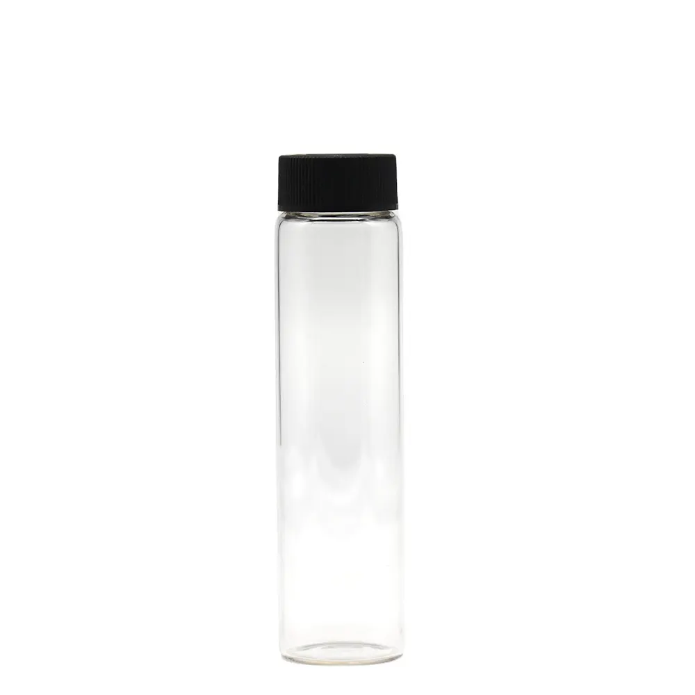 35ml 27*115mm boca de tornillo tubo de vidrio de borosilicato vacío vial de tubo de vidrio transparente para uso en embalaje