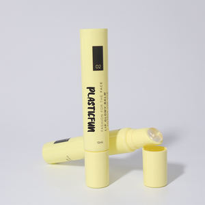 אריזת שפתון פלסטיק ליצירת שפתון לחות, שפופרת ליפ גלוס, סרום לטיפוח העור עם אפליקטור סיליקון בצורת דונאט, ממחסן עודפים. - Product Image 5