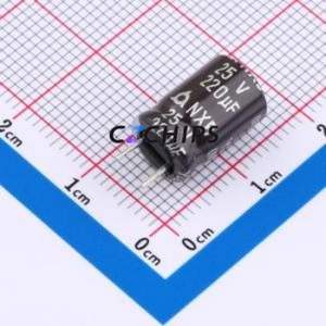 ตัวเก็บประจุอิเล็กโทรไลต์อะลูมิเนียมแบบ Through-Hole รุ่น NXB25V220M8*11.5 3.5CC ขนาด D8xL11.5 มม. 220uF 20% 25V 760mA-100kHz - Product Image 1