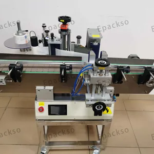 Autocollant de bouteilles rondes entièrement automatique Machine d'étiquetage de positionnement de bureau de tambour automatique multifonctionnelle entièrement personnalisée en Chine