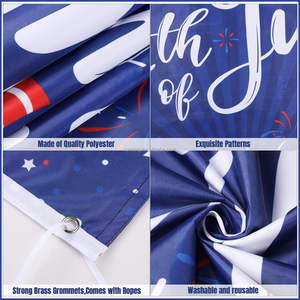 Personalizado Poliéster PVC Fundo Aniversário Promocional Plastic <span class=keywords><strong>Banner</strong></span> Factory Direto Nenhum MOQ Qualquer Tamanho Qualquer Projeto - Product Image 2