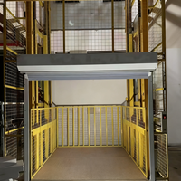 Ascenseur de levage robuste et anti-tremblement sur mesure, haute sécurité, pour la logistique d'usine et le transport de marchandises lourdes