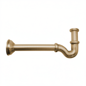 Siphon en S pour lavabo, 1 pouce, finition bronzée, accessoire de plomberie pour lavabo de salle de bain - Product Image 3