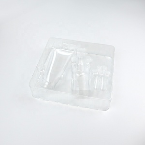 Molded plastic blister packaging tray for Cosmetic