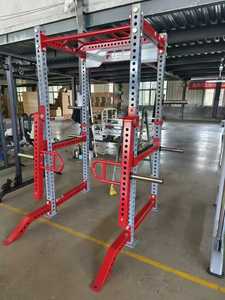 Equipo de Gimnasio Multifuncional con Diseño OEM, Máquina Smith con Placas de Peso, Acero Inoxidable, Pila de Pesas de 75 kg*2, Color Personalizado - Product Image 2