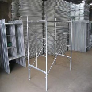 Door <strong>Frame</strong> <strong>Scaffolding</strong> Heavy Duty Steel Adjustable Mobile <strong>Ladder</strong> Platform Construction Scaffold Set Components - Product Image 2