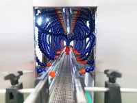 Machine de séchage automatique et efficace pour bouteilles en plastique PET, canettes de bière et bouteilles en verre avec système de séchage à lame d'air pour les boissons