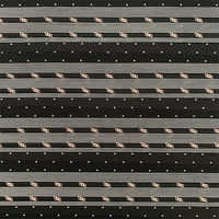 Matériau métallique en gros 100% polyester 75D impression en mousseline de soie avec finition douce et bonne chute
