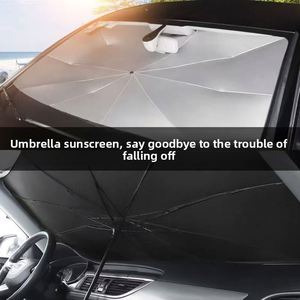 Front <b>Window</b> <b>Cover</b> Uv Block Heat Insulation Foldable Car Sunshade Umbrella - Product Image 4