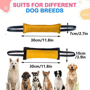 अविनाशी चमड़े के काटने वाले कुत्ते कपड़े काटने वाले कुत्ते के कपड़े काटने वाले कुत्ते प्रशिक्षण उपकरण के साथ युद्ध कुत्ते प्रशिक्षण उपकरण - Product Image 6