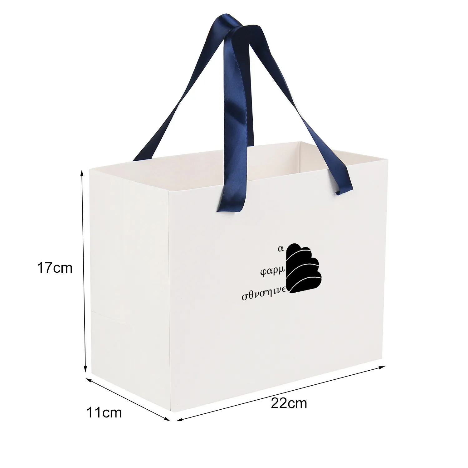 Toptan özel baskılı Logo kendi logonuz ile lüks beyaz kağıt çanta perakende butik alışveriş hediye kağıt torbalar
