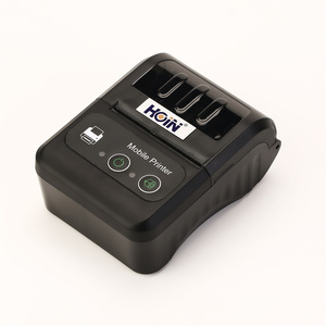 Per Hoin 2 pollici Mini stampante termica portatile <span class=keywords><strong>1D</strong></span> 2D codice a barre 203DPI nero bianco Stock disponibile - Product Image 1