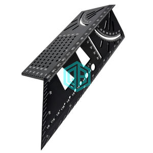 Règle d'angle en bois 3D en alliage d'aluminium de qualité supérieure QINBU et gabarit d'angle pour les projets de <span class=keywords><strong>menuisier</strong></span> à 45/90 degrés - Product Image 1
