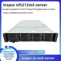 Servidor Inspur NF5280M5/SA5212M5/5112M42U de 12 Bahías para Montaje en Rack, con Procesador Xeon 2160 6133