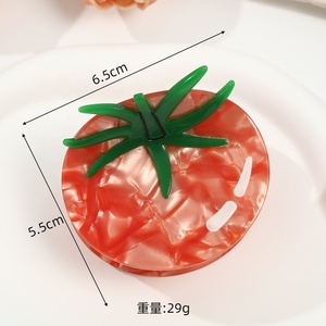 Pinza de Pelo de Acetato con Diseño de Tiburón y Dibujos Animados, Accesorios para el Cabello - Product Image 4