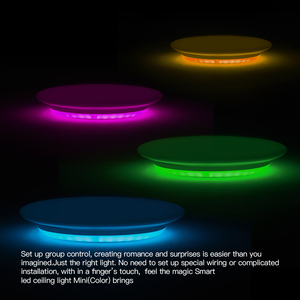 Lámpara de techo inteligente con montaje empotrado, luz led de 24W con WiFi, Compatible con aplicación inteligente Alexa, accesorio de iluminación regulable para dormitorio, sala de estar y hogar - Product Image 6